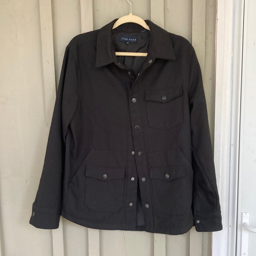 Five Four Black Snap Jacket - image 1